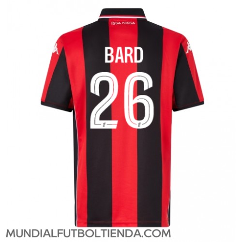 Camiseta OGC Nice Melvin Bard  #26 Primera Equipación Replica 2025-26 mangas cortas Camiseta OGC Nice Melvin Bard  #26 Primera Equipación Replica 2025-26 mangas cortas